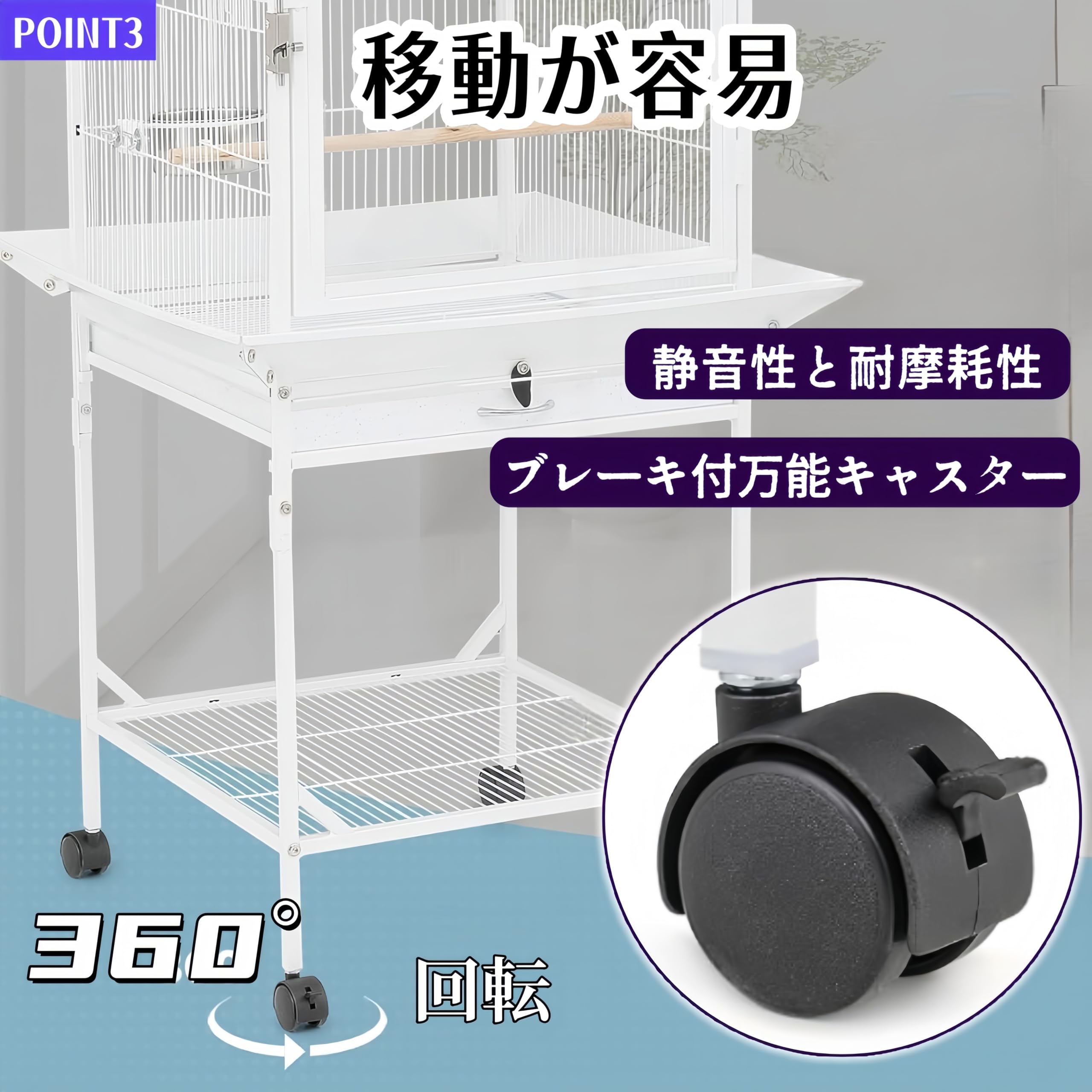 Amazon | TUIYIDUO 鳥ケージ 大型 鳥かご 高強度 豪華 大きい 鳥小屋
